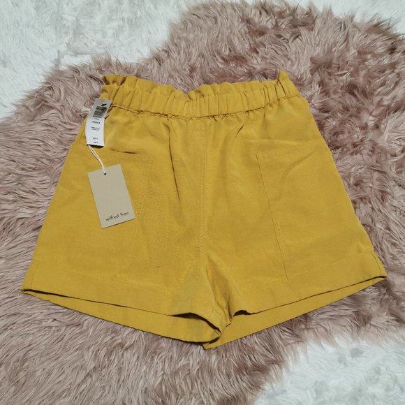 Wilfred Pants - Aritzia Wilfred Free Jessica Short Cairo Gold XS
